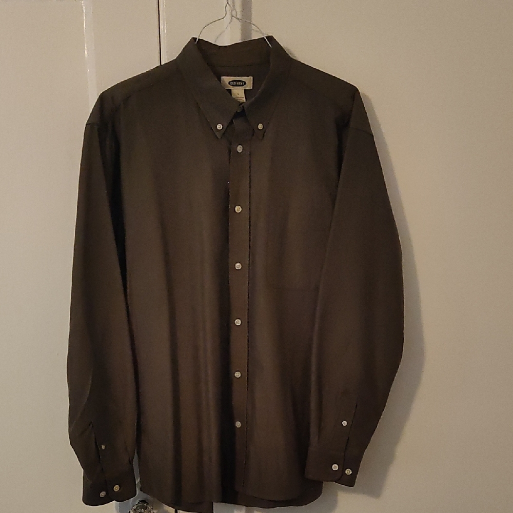 Old Navy Green Casual Button Down Shirt